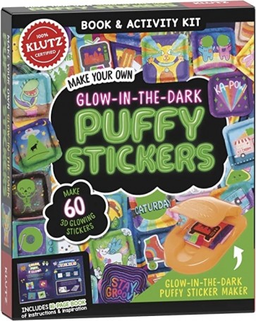 Make Your Own Glow-in-the-Dark Puffy Stickers (grāmata ar pielikumu, Klutz)