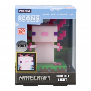 Lampa Minecraft Axolot Icon Light