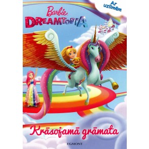 Barbie Dreamtopia. Krāsojamā grāmata. Ar uzlīmēm
