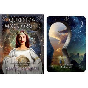 Queen of the Moon Oracle (grāmata un 44 kārtis)