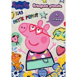 Peppa Pig: Kas patīk Pepai? Krāsojamā grāmata. Ar uzlīmēm