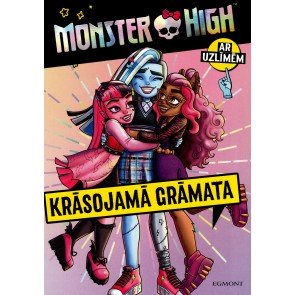 Monster High: Krāsojamā grāmata. Ar uzlīmēm