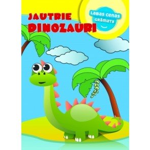 Jautrie dinozauri. Krāsojamā grāmata