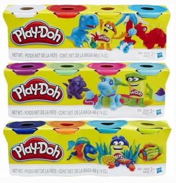Plastilīns Play-Doh 112 g 4 gab. asorti