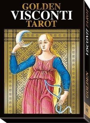 Golden Visconti Grand Trumps Tarot deck (22 kārtis)