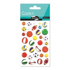 Uzlīmes Cooky Sports balls