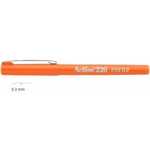Pildspalva-flomāsters 0.2 mm Artline oranžs