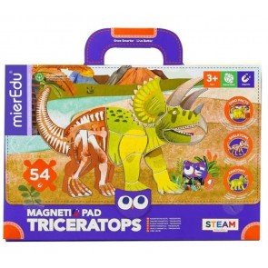 Rotaļlieta magnētiska tāfele Triceratops
