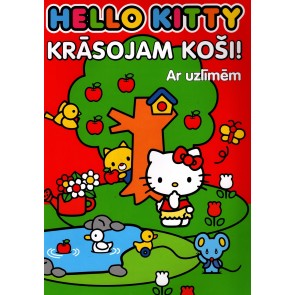 Hello Kitty: Krāsojam koši! Ar uzlīmēm