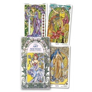 Art Nouveau Tarot deck (78 kārtis)