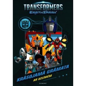 Transformers Earthspark: Krāsojamā grāmata ar uzlīmēm